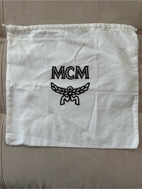 MCM Drawstring Dustbag – Like New - 14” x 12.5”